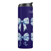 Chinoiserie Bow Coquette Thermosbecher (Nach links gedreht)