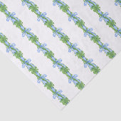 Chinoiserie Bow Garland Weihnachten Seidenpapier (Ausschnitt)