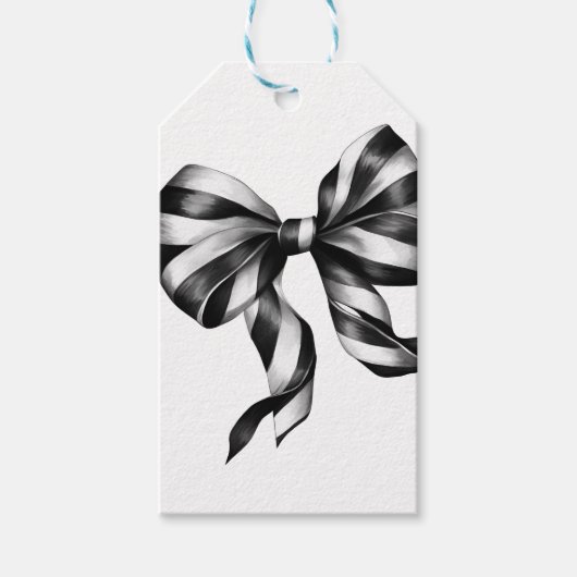 Chinoiserie & Bow Personalisiert Geschenkanhänger (Vorderseite)