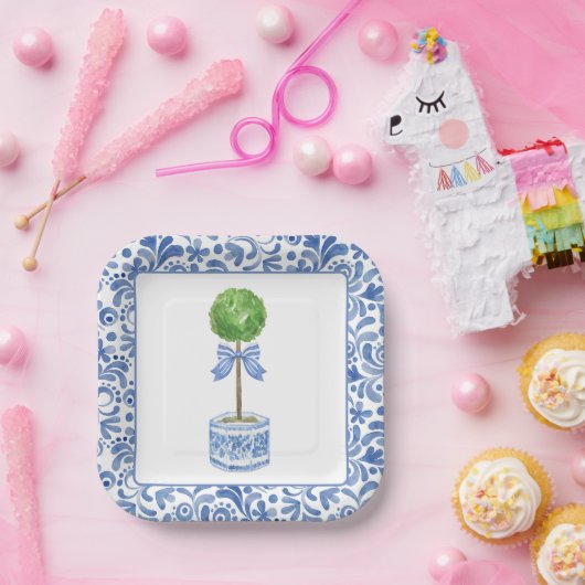 Chinoiserie Bow Topiary Party Teller (Party)