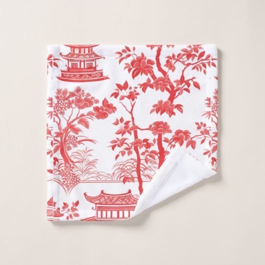 CHINOISERIE BREEZE BADHANDTUCH SET (Waschlappen)