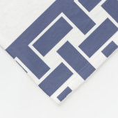 Chinoiserie Bunny Rabbit Fleece Blanket (Ecke)