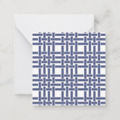 Chinoiserie Bunny Rabbit Geschenkgutscheine Mitteilungskarte (Rückseite)