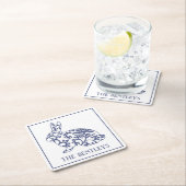 Chinoiserie Bunny Rabbit Untersetzer (Vor Ort)