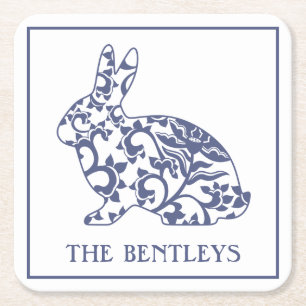 Chinoiserie Bunny Rabbit Untersetzer