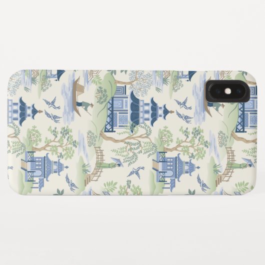 Chinoiserie Case-Mate iPhone Hülle (Rückseite (Horizontal))