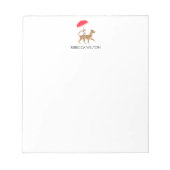 Chinoiserie Cheetah Note Pad Notizblock (Vorderseite)