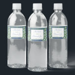 Chinoiserie Chic Christmas Tree Polterabend Wasserflaschenetikett<br><div class="desc">Elegantes Wasser-Flaschenlabel Design mit einem stilisierten Weihnachtsbaum mit Ingwer-Glas-Ornamenten,  gegen ein dunkelblau und grün "Scottish Tartan" Muster,  hier mit den Namen des Paares und dem Hochzeitstag gezeigt. Um Textfelder hinzuzufügen oder zu löschen,  klicken Sie auf "Weitere Anpassung" unter den Textanpassungsfeldern.</div>