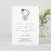 Chinoiserie Chic feiert nur mit unserem Empfang Einladung (Stehend Vorderseite)