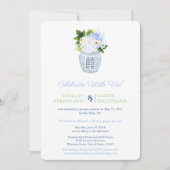 Chinoiserie Chic feiert nur mit unserem Empfang Einladung (Vorderseite)