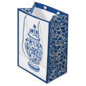 Chinoiserie Chic GingerJar Mittlere Geschenktüte (Vorderseite Schrägansicht)