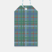 Chinoiserie Chic Poinsettia Wreath Frohe Weihnacht Geschenkanhänger (Rückseite)