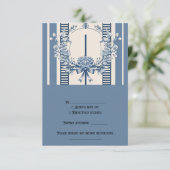 Chinoiserie Chic RSVP Cards Karte (Stehend Vorderseite)