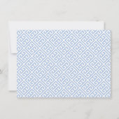 Chinoiserie Chill Fall Blume Polterabend Party Dankeskarte (Rückseite)