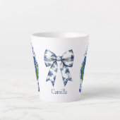 Chinoiserie Christmas Ginger Jar mit Bow Milchtasse (Vorderseite)