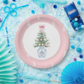 Chinoiserie Christmas Paper Plate Pappteller (Party)