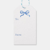 Chinoiserie Citrus Topiary Geschenkanhänger (Rückseite)