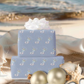 Chinoiserie Coastal Grandma Strumpf Geschenkpapier