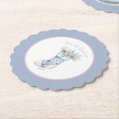 Chinoiserie Coastal seashell Strumpf Untersetzer (angewinkelt)