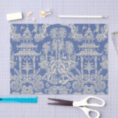 Chinoiserie Dekoupage (Blau und Weiß) Seidenpapier (Handwerk)
