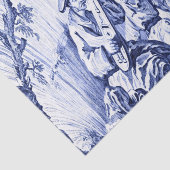 Chinoiserie Dekoupage (Blau und Weiß) Seidenpapier (Ausschnitt)