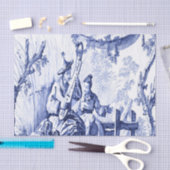 Chinoiserie Dekoupage (Blau und Weiß) Seidenpapier (Handwerk)