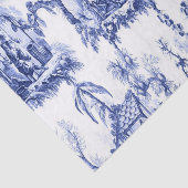 Chinoiserie Dekoupage (Blau und Weiß) Seidenpapier (Ausschnitt)