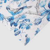 Chinoiserie Dekoupage (Blau und Weiß) Seidenpapier (Ausschnitt)