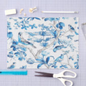 Chinoiserie Dekoupage (Blau und Weiß) Seidenpapier (Handwerk)