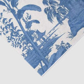 Chinoiserie Dekoupage (Blau und Weiß) Seidenpapier (Ausschnitt)