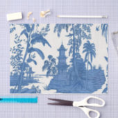 Chinoiserie Dekoupage (Blau und Weiß) Seidenpapier (Handwerk)