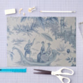 Chinoiserie Dekoupage (Blau und Weiß) Seidenpapier (Handwerk)