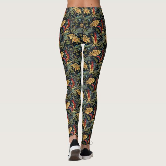 Chinoiserie Design Leggings (Rückseite)