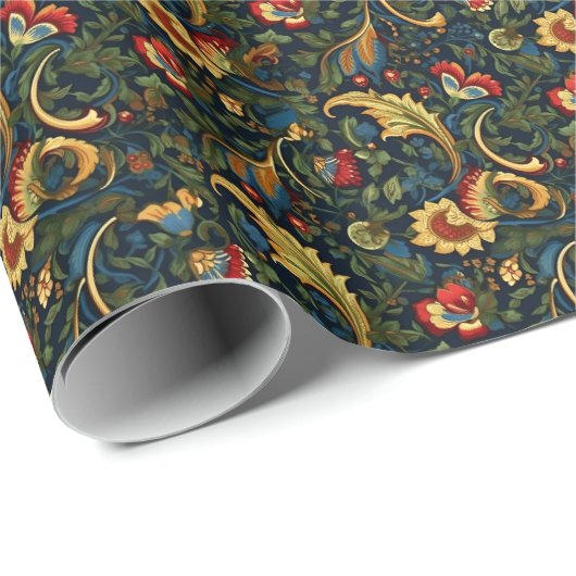 Chinoiserie Design Wrapper Geschenkpapier (Rolleneckpunkt)