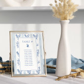 Chinoiserie Doppelseitig Hochzeitskarte