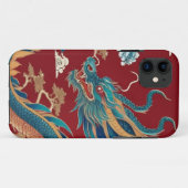 Chinoiserie-Drachen-Handyhülle Case-Mate iPhone Hülle (Rückseite (Horizontal))