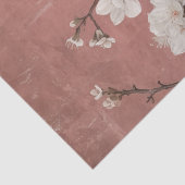 Chinoiserie Dusty Pink Cherry Blossom Hintergrund Seidenpapier (Detail)