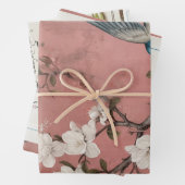 Chinoiserie Dusty Pink + Mode Geschenkpapier Set (Beispiel)