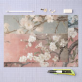 Chinoiserie Dusty Pinks & Blues Collage Seidenpapier (Handwerk)
