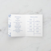 Chinoiserie Elegante Hochzeitsfeier Einladung (Innenseite)