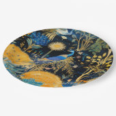 Chinoiserie Exotische Vögel Botanisches Muster (10 Pappteller (Schrägansicht)