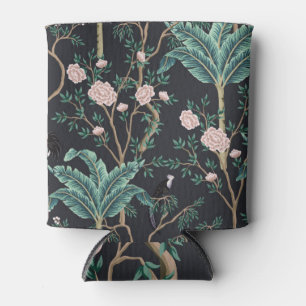 Chinoiserie Exotische Vögel: Vintage Bananenbaumau Dosenkühler