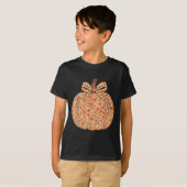 Chinoiserie Fall Pumpkin Floral Halloween Funny Th T-Shirt (Vorne ganz)