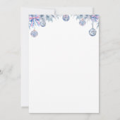 Chinoiserie Favorite Things Holiday Party Einladung (Rückseite)