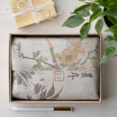 Chinoiserie Floral Vintage Vögel Skript-Entführung Seidenpapier (Geschenk)