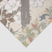 Chinoiserie Floral Vintage Vögel Skript-Entführung Seidenpapier (Ausschnitt)