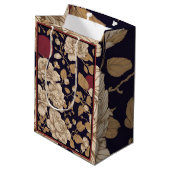 Chinoiserie Florals Mittlere Geschenktüte (Rückseite Schrägansicht)