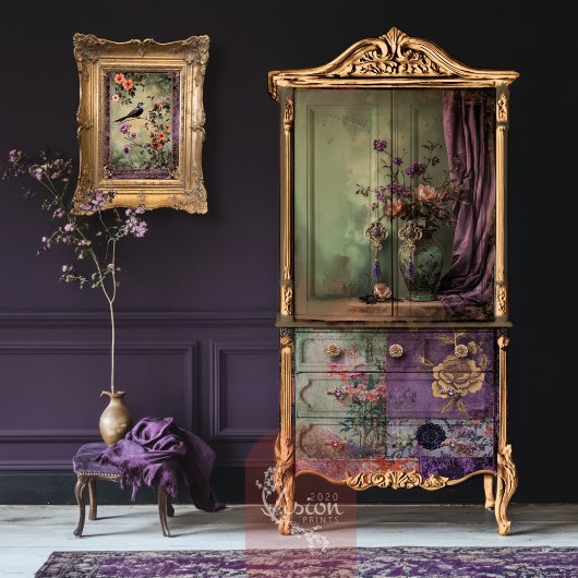 Chinoiserie Florenz Stillleben Seidenpapier