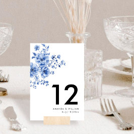 Chinoiserie Florenz Tischnummer Karte