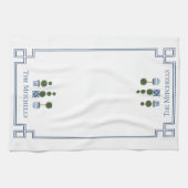 Chinoiserie-Formgehölze Geschirrtuch (Horizontal)